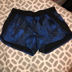 COPY - Blue and black nike running shorts
